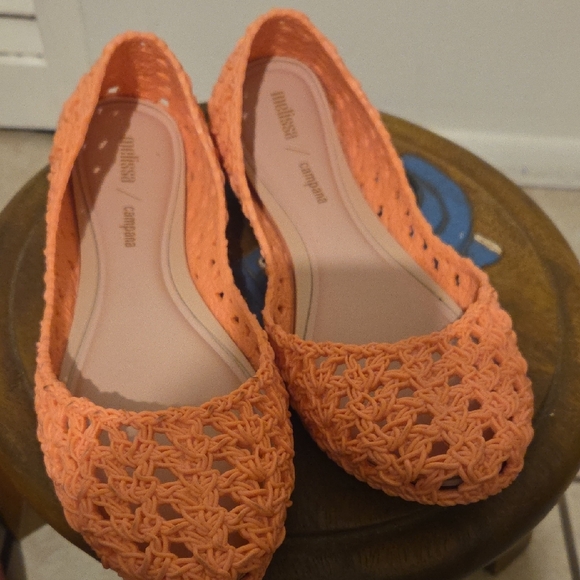 Melissa Campana Women's Coral Flats - Picture 5 of 5